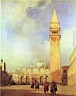 Richard Parkes Bonington Piazza San Marco, Venice painting